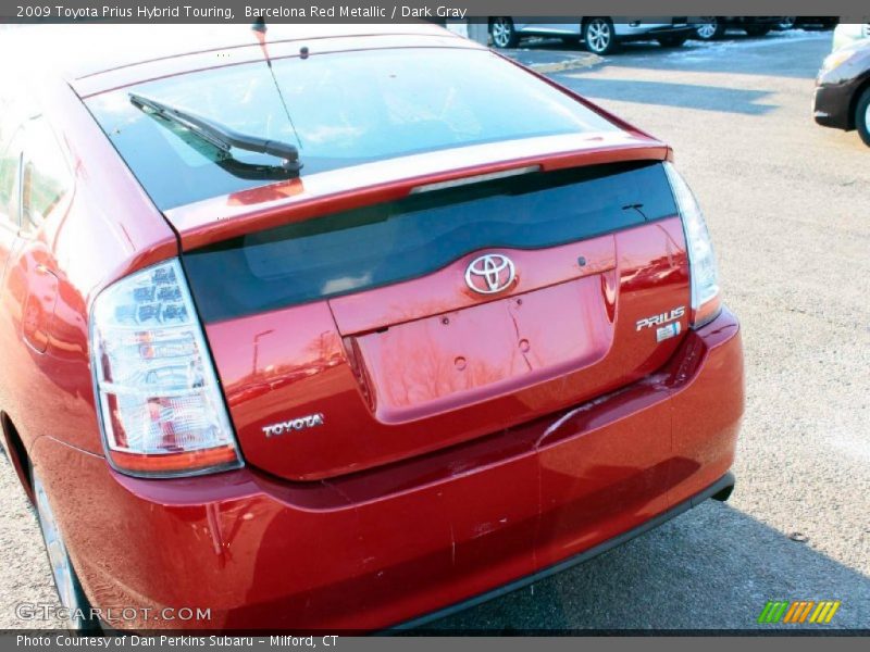 Barcelona Red Metallic / Dark Gray 2009 Toyota Prius Hybrid Touring