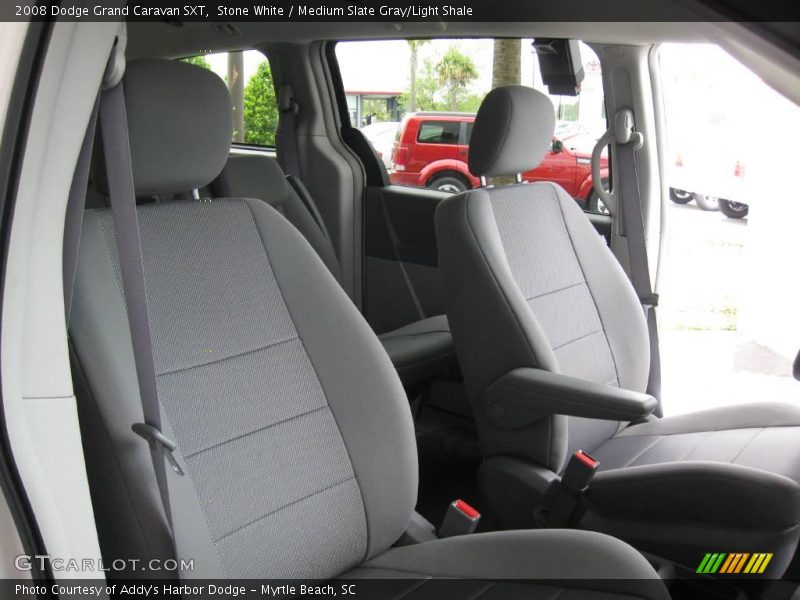Stone White / Medium Slate Gray/Light Shale 2008 Dodge Grand Caravan SXT