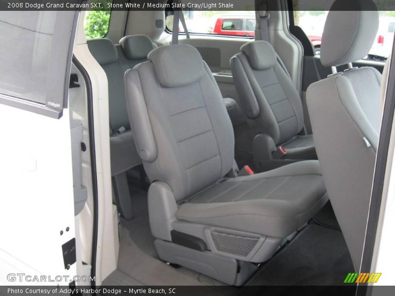 Stone White / Medium Slate Gray/Light Shale 2008 Dodge Grand Caravan SXT