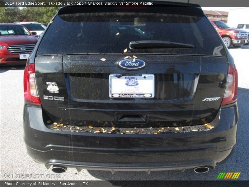 Tuxedo Black / Sport Charcoal Black/Silver Smoke Metallic 2014 Ford Edge Sport