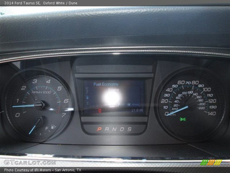  2014 Taurus SE SE Gauges