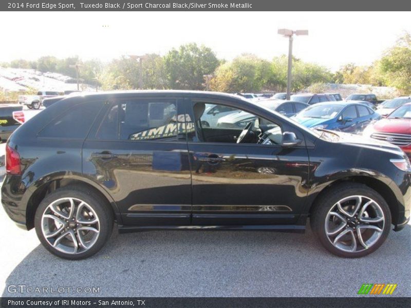 Tuxedo Black / Sport Charcoal Black/Silver Smoke Metallic 2014 Ford Edge Sport