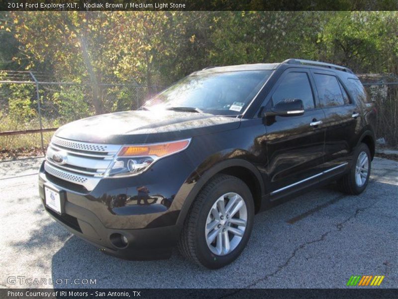 Kodiak Brown / Medium Light Stone 2014 Ford Explorer XLT