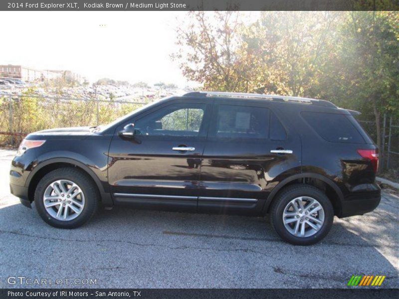 Kodiak Brown / Medium Light Stone 2014 Ford Explorer XLT