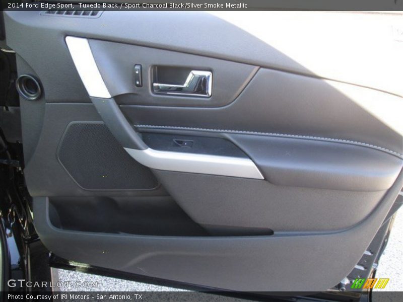 Tuxedo Black / Sport Charcoal Black/Silver Smoke Metallic 2014 Ford Edge Sport