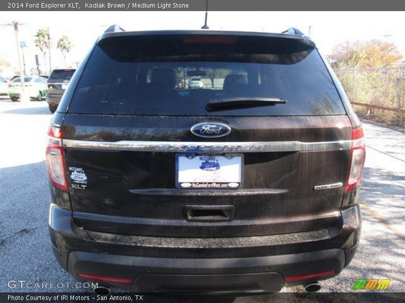 Kodiak Brown / Medium Light Stone 2014 Ford Explorer XLT
