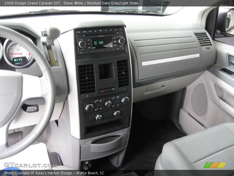 Stone White / Medium Slate Gray/Light Shale 2008 Dodge Grand Caravan SXT