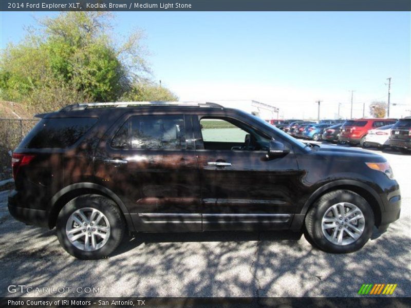 Kodiak Brown / Medium Light Stone 2014 Ford Explorer XLT