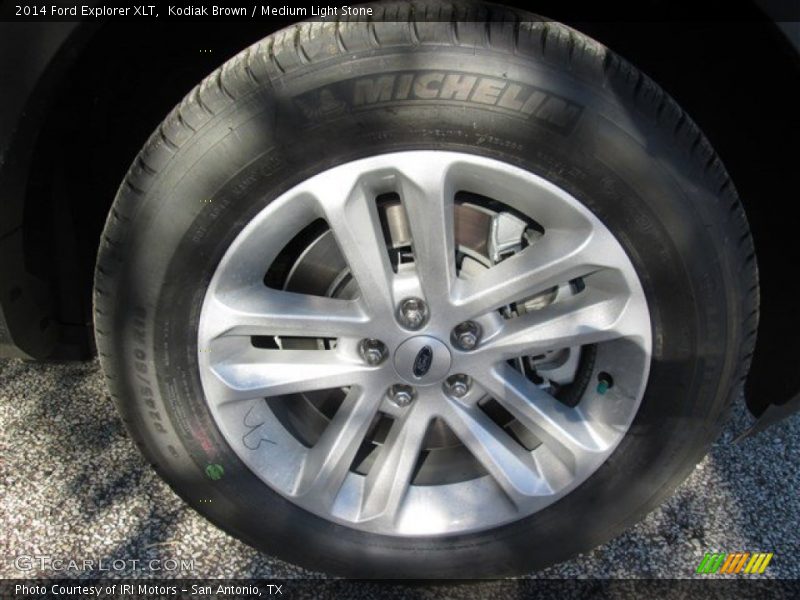 Kodiak Brown / Medium Light Stone 2014 Ford Explorer XLT