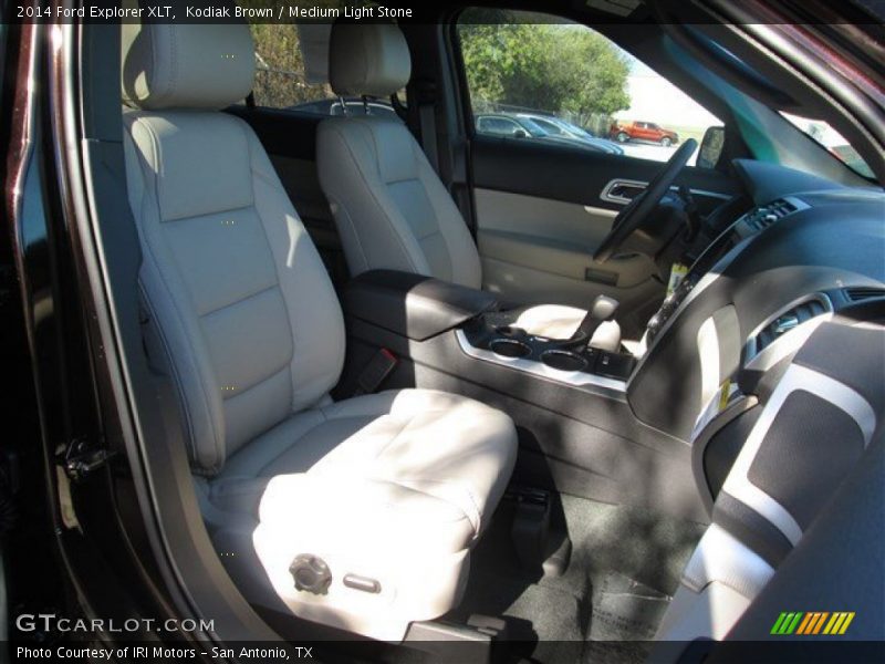 Kodiak Brown / Medium Light Stone 2014 Ford Explorer XLT