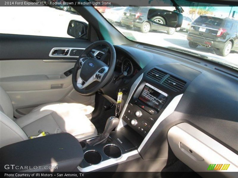 Kodiak Brown / Medium Light Stone 2014 Ford Explorer XLT