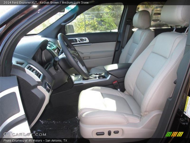 Kodiak Brown / Medium Light Stone 2014 Ford Explorer XLT