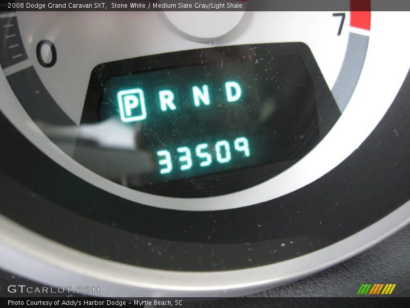 Stone White / Medium Slate Gray/Light Shale 2008 Dodge Grand Caravan SXT