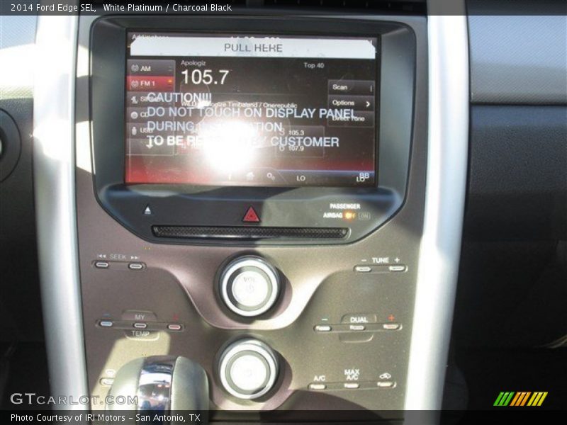 White Platinum / Charcoal Black 2014 Ford Edge SEL