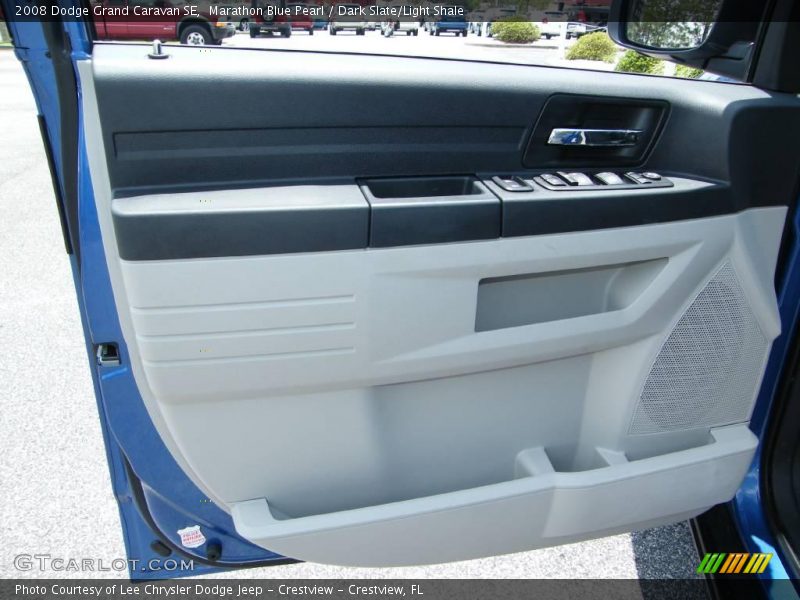 Marathon Blue Pearl / Dark Slate/Light Shale 2008 Dodge Grand Caravan SE