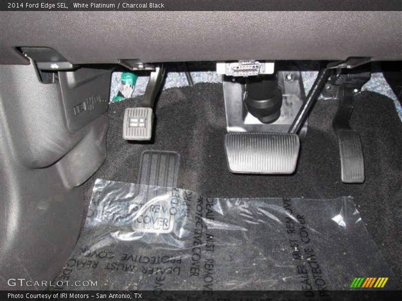 White Platinum / Charcoal Black 2014 Ford Edge SEL