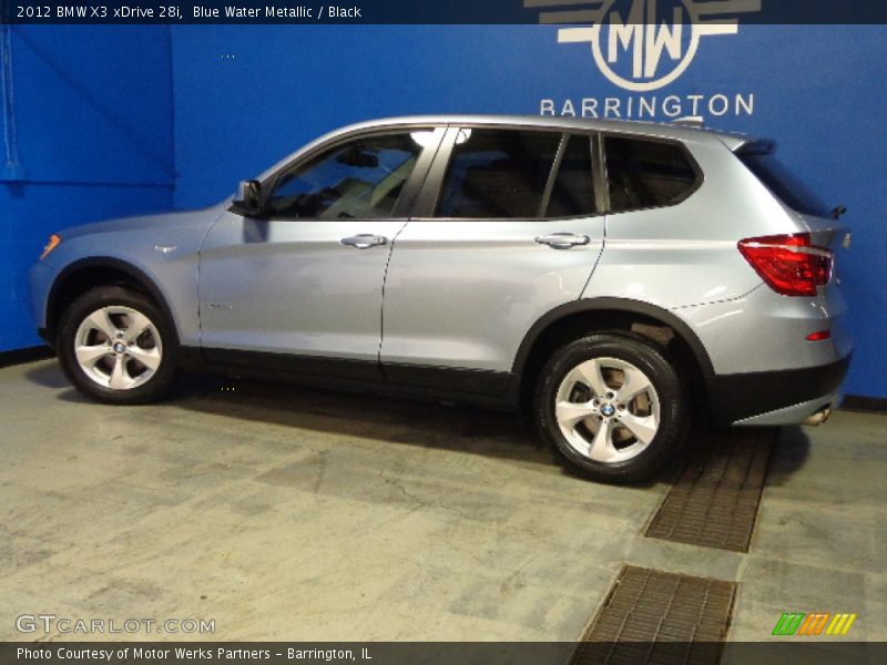 Blue Water Metallic / Black 2012 BMW X3 xDrive 28i