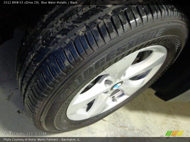 Blue Water Metallic / Black 2012 BMW X3 xDrive 28i