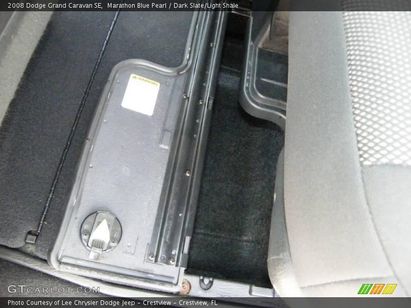 Marathon Blue Pearl / Dark Slate/Light Shale 2008 Dodge Grand Caravan SE