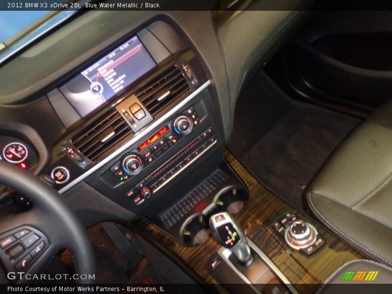 Blue Water Metallic / Black 2012 BMW X3 xDrive 28i