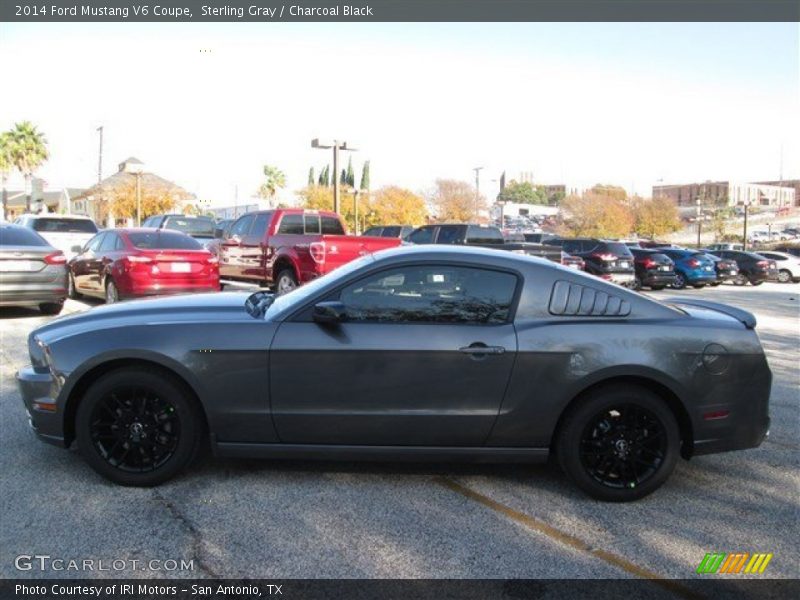 Sterling Gray / Charcoal Black 2014 Ford Mustang V6 Coupe