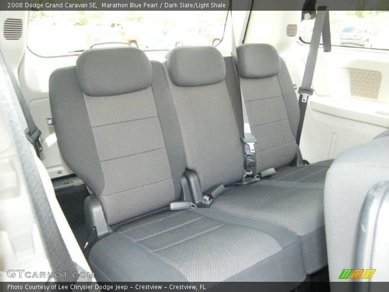 Marathon Blue Pearl / Dark Slate/Light Shale 2008 Dodge Grand Caravan SE