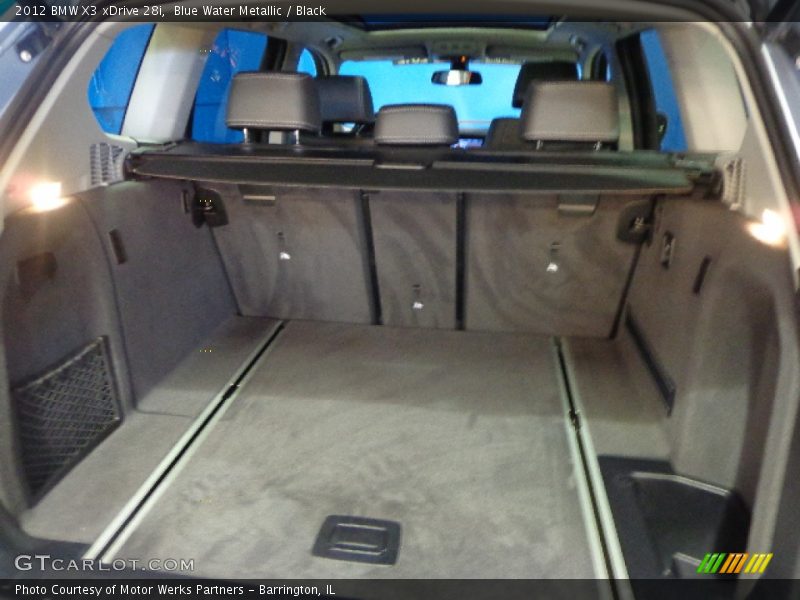 Blue Water Metallic / Black 2012 BMW X3 xDrive 28i