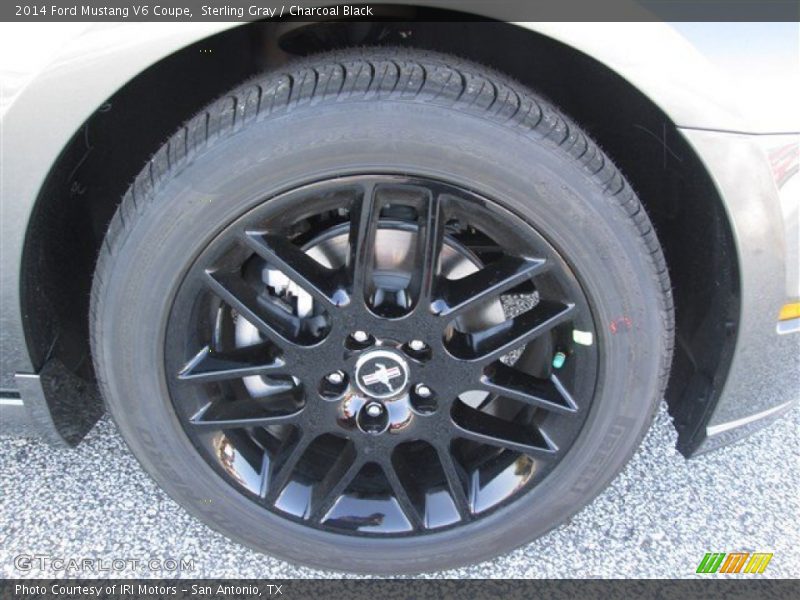 Sterling Gray / Charcoal Black 2014 Ford Mustang V6 Coupe