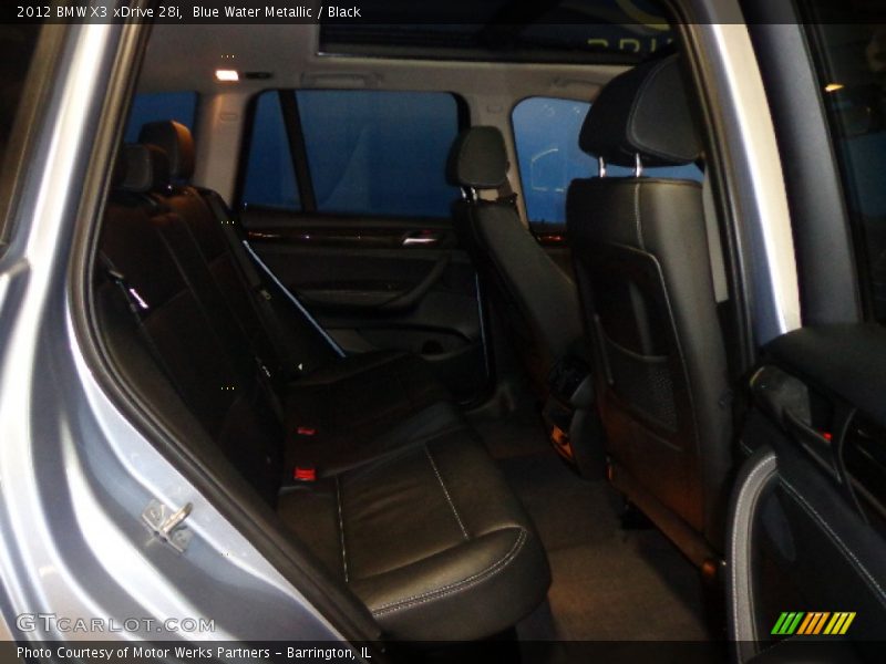 Blue Water Metallic / Black 2012 BMW X3 xDrive 28i