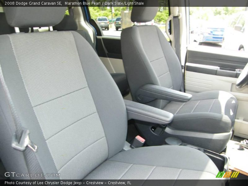 Marathon Blue Pearl / Dark Slate/Light Shale 2008 Dodge Grand Caravan SE