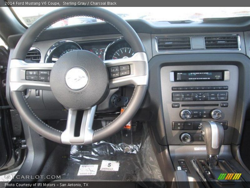 Sterling Gray / Charcoal Black 2014 Ford Mustang V6 Coupe