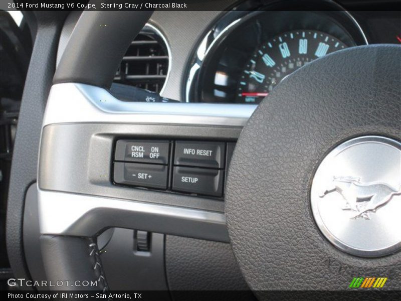 Sterling Gray / Charcoal Black 2014 Ford Mustang V6 Coupe