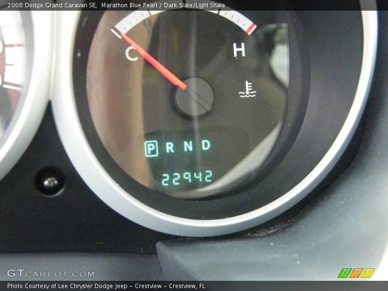 Marathon Blue Pearl / Dark Slate/Light Shale 2008 Dodge Grand Caravan SE