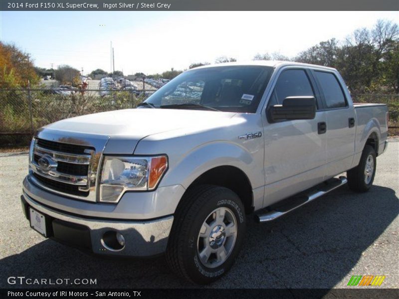 Ingot Silver / Steel Grey 2014 Ford F150 XL SuperCrew