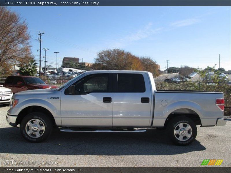 Ingot Silver / Steel Grey 2014 Ford F150 XL SuperCrew
