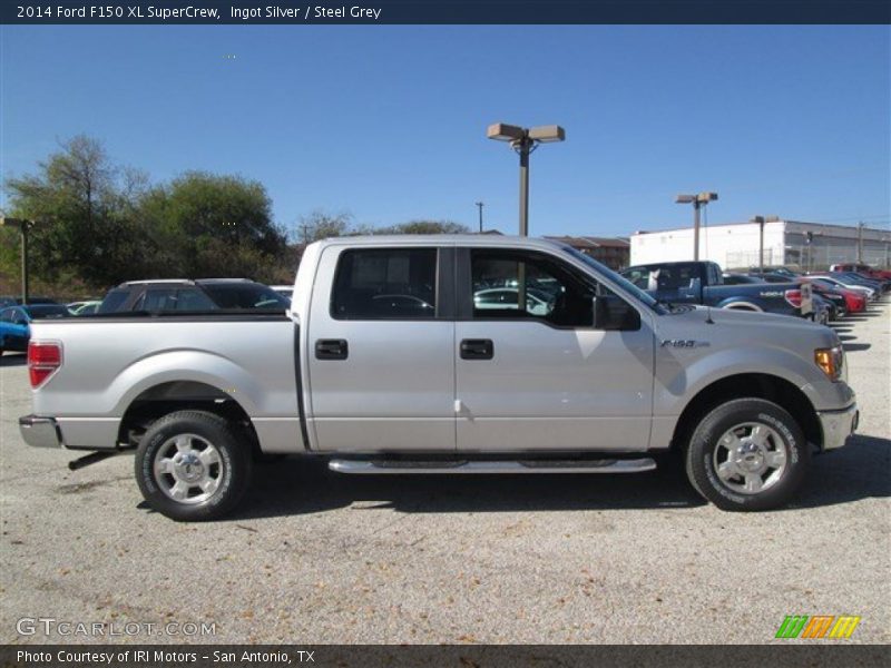 Ingot Silver / Steel Grey 2014 Ford F150 XL SuperCrew