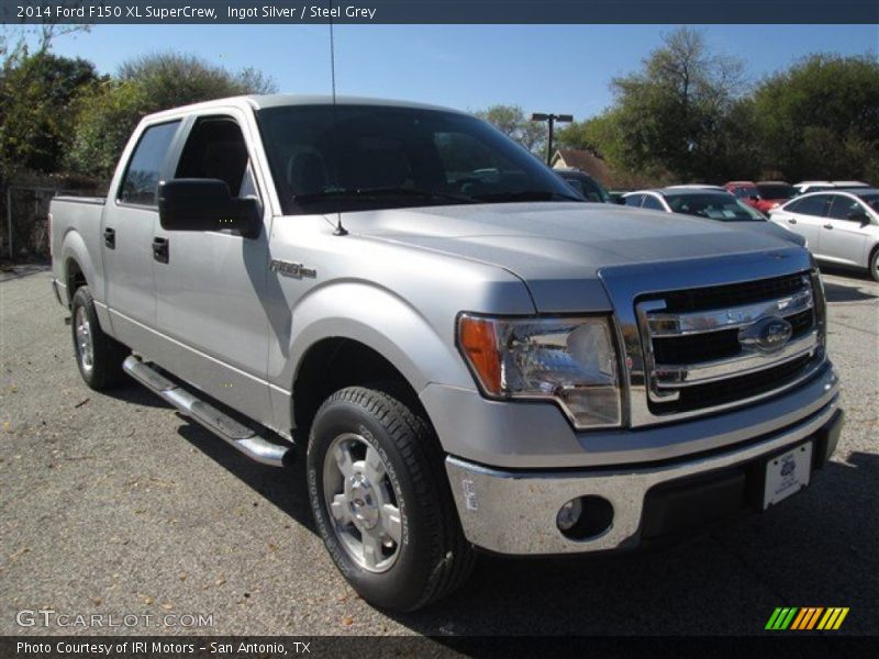 Ingot Silver / Steel Grey 2014 Ford F150 XL SuperCrew