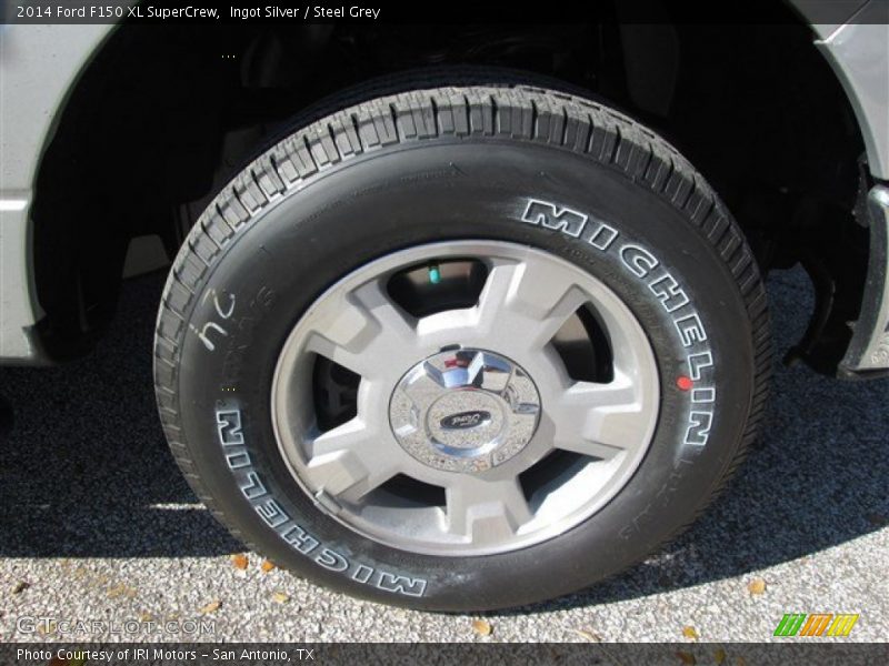 Ingot Silver / Steel Grey 2014 Ford F150 XL SuperCrew