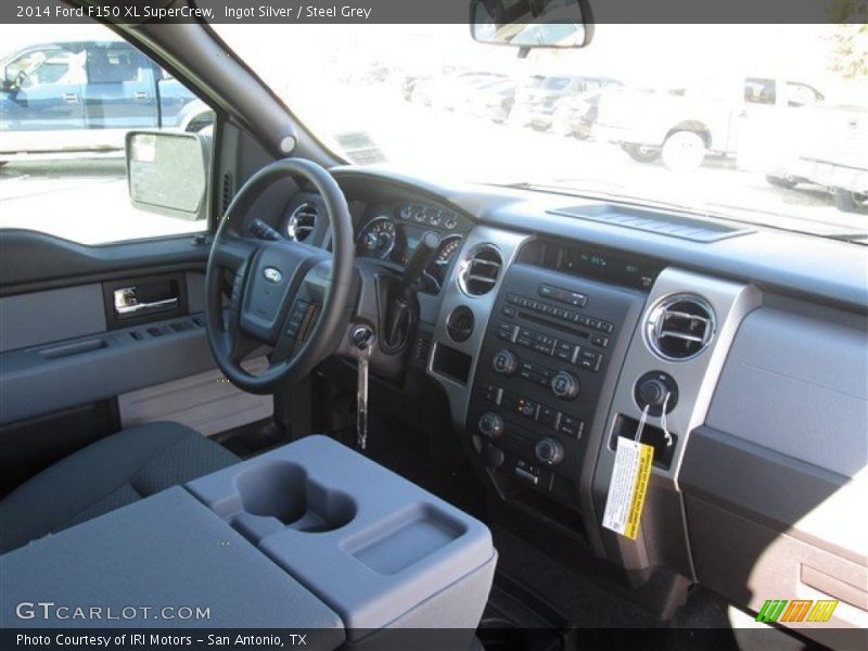 Ingot Silver / Steel Grey 2014 Ford F150 XL SuperCrew