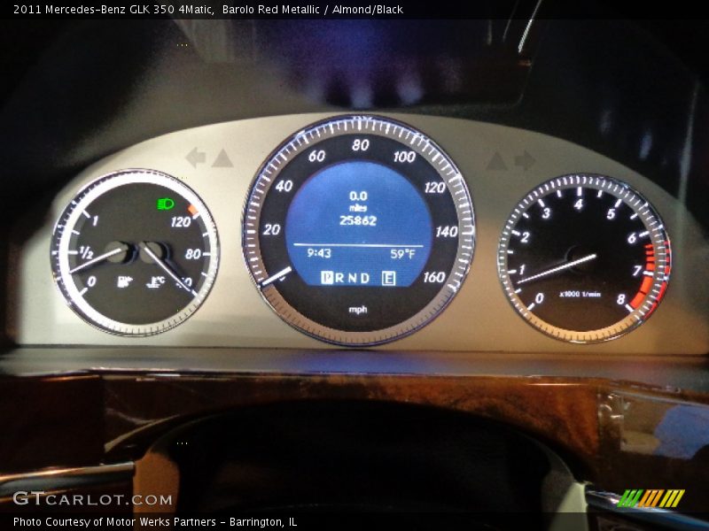 Barolo Red Metallic / Almond/Black 2011 Mercedes-Benz GLK 350 4Matic