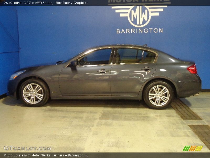 Blue Slate / Graphite 2010 Infiniti G 37 x AWD Sedan