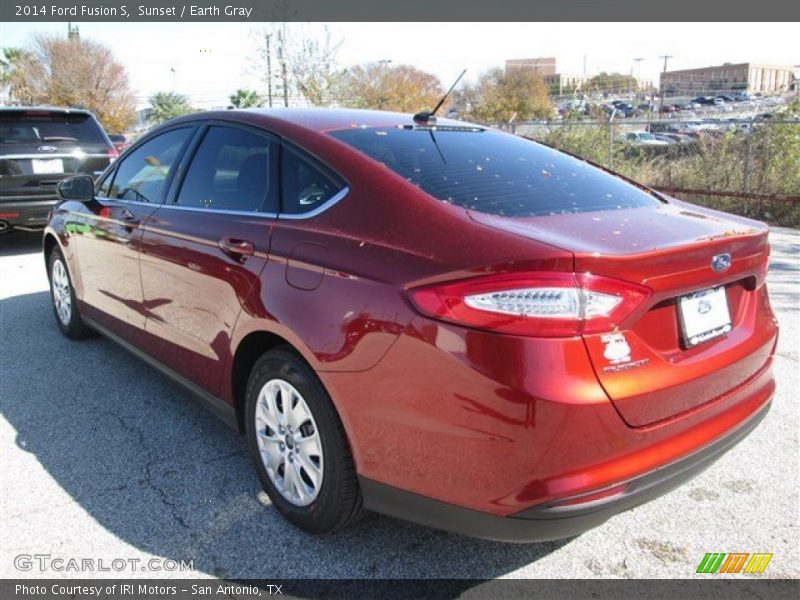 Sunset / Earth Gray 2014 Ford Fusion S