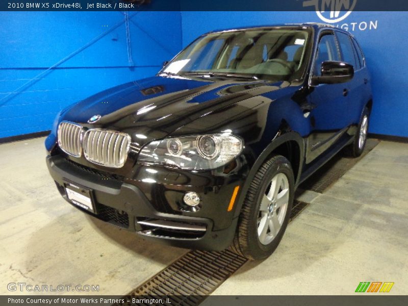 Jet Black / Black 2010 BMW X5 xDrive48i