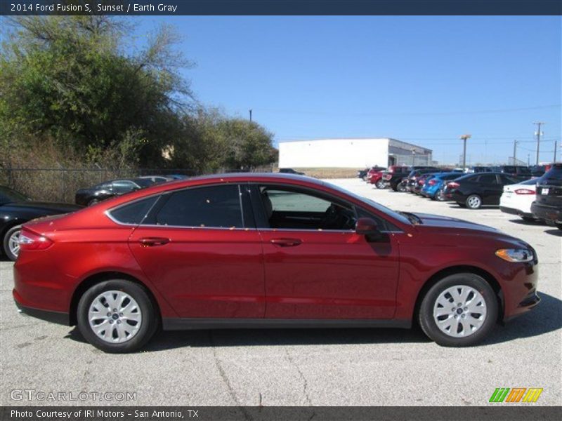 Sunset / Earth Gray 2014 Ford Fusion S