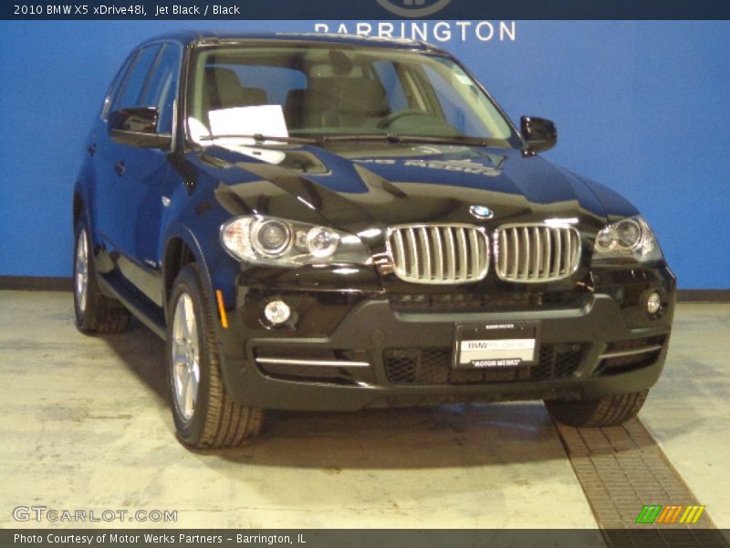 Jet Black / Black 2010 BMW X5 xDrive48i