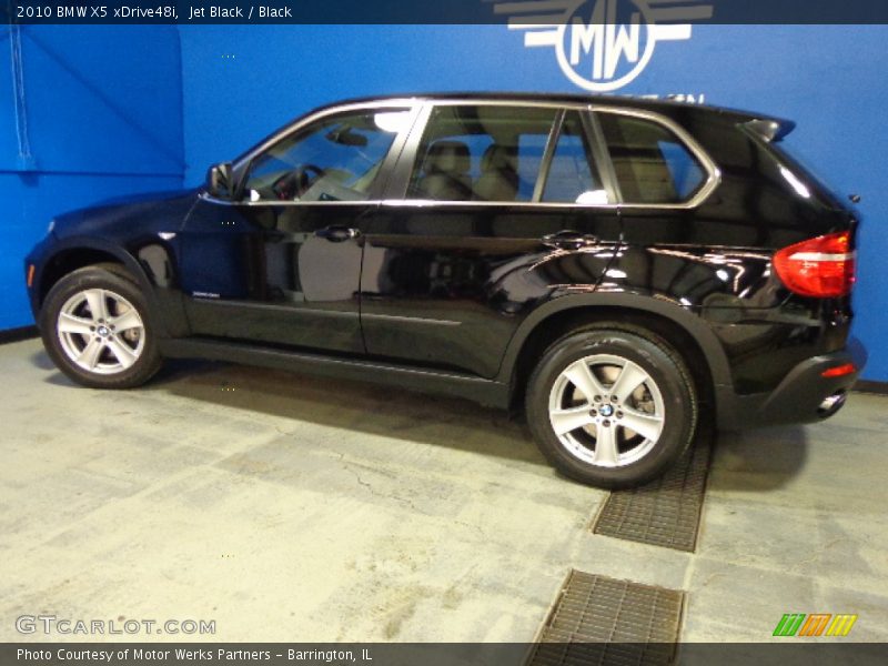 Jet Black / Black 2010 BMW X5 xDrive48i