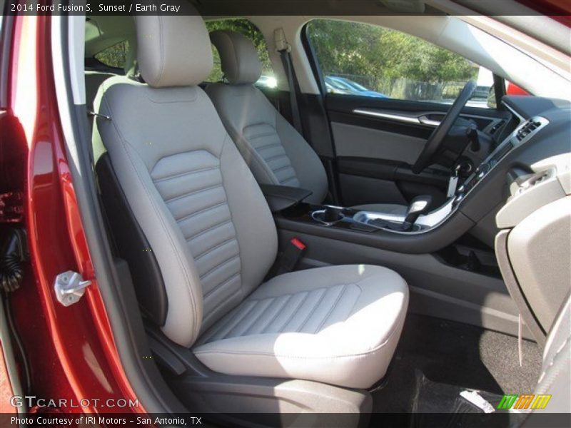 Sunset / Earth Gray 2014 Ford Fusion S