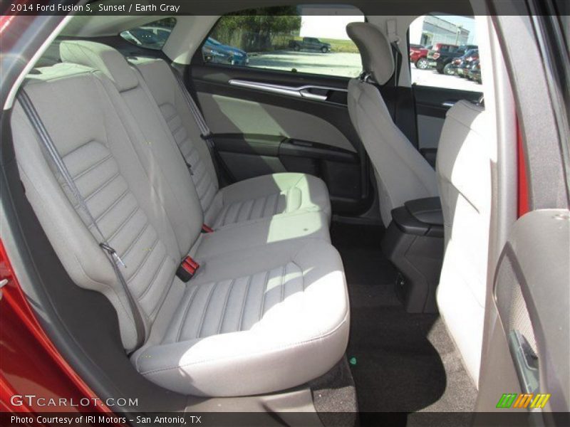 Sunset / Earth Gray 2014 Ford Fusion S
