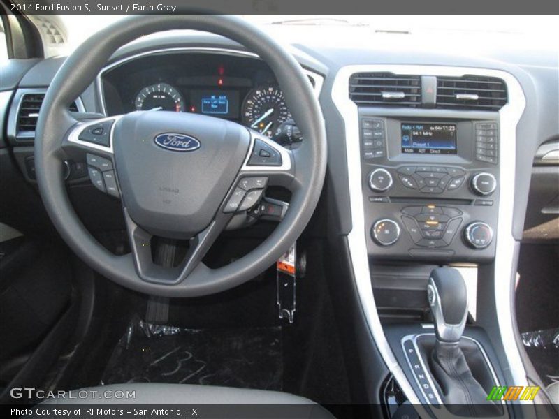 Sunset / Earth Gray 2014 Ford Fusion S
