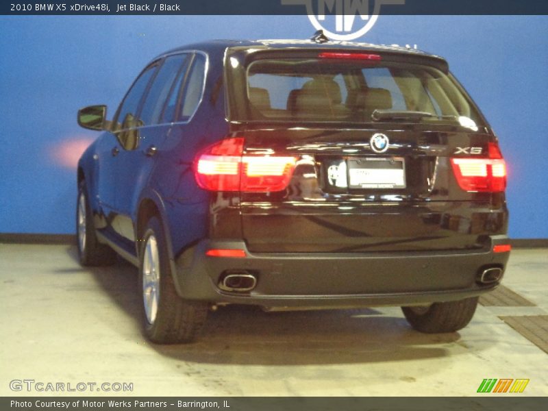 Jet Black / Black 2010 BMW X5 xDrive48i